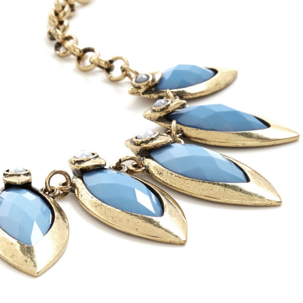 Blue and Gold Necklace